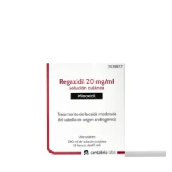 REGAXIDIL 20 MG/ML SOLUCION CUTANEA 240 ML (4 FRASCOS 60 ML)