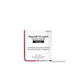 REGAXIDIL 50 MG/ML SOLUCION CUTANEA 3 FRASCOS 60 ML