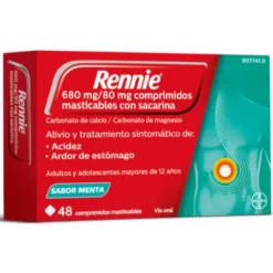 RENNIE 48 COMPRIMIDOS MASTICABLES MENTA