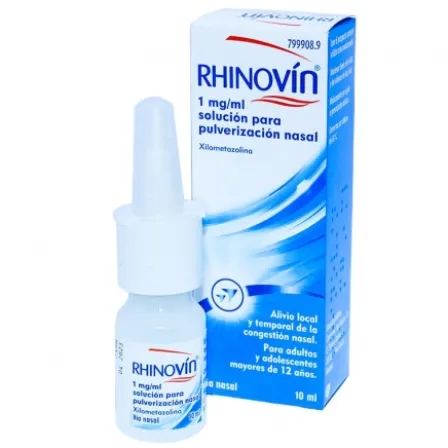 RHINOVIN 0.1% NEBULIZADOR NASAL 10 ML