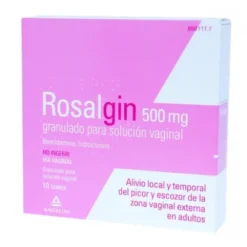 ROSALGIN 500 MG GRANULADO SOLUCION VAGINAL 10 SOBRES