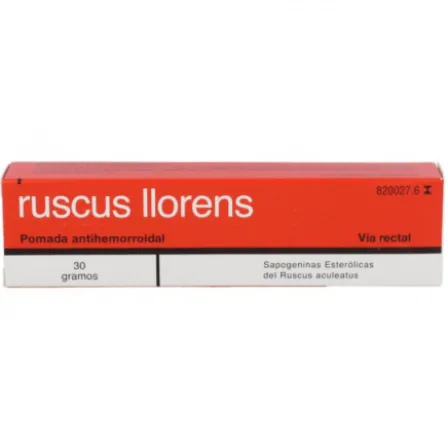 RUSCUS LLORENS POMADA RECTAL 1 TUBO 30 G