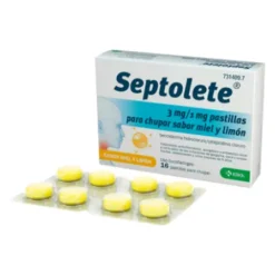 SEPTOLETE 3 MG/1 MG 16 PASTILLAS PARA CHUPAR (SABOR MIEL Y LIMON)