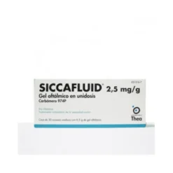 SICCAFLUID 2,5 MG/G GEL OFTALMICO 30 MONODOSIS 0,5 G