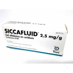 SICCAFLUID 2,5 MG/G GEL OFTALMICO 60 MONODOSIS 0,5 G