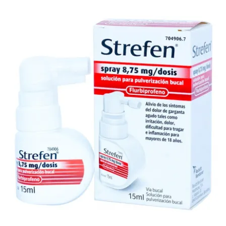 STREFEN SPRAY 875 MG/DOSIS SOL PULVERIZACION BUCAL 15 ML