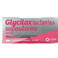 SUPOSITORIOS GLICERINA GLYCILAX LACTANTES 0.672