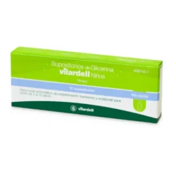 SUPOSITORIOS GLICERINA VILARDELL INFANTIL 1.58G 12 SUPOSITORIOS