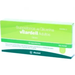 SUPOSITORIOS GLICERINA VILARDELL ADULTOS 12 SUPOSITORIOS