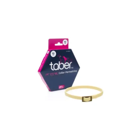 TABERDOG COLLAR PERMETRINA 100 MG/G 1 COLLAR BLANCO 60 CM