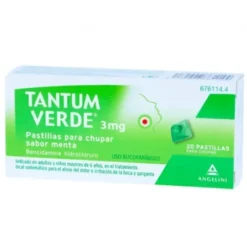 TANTUM VERDE 3 MG 20 PASTILLAS PARA CHUPAR MENTA