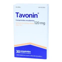 TAVONIN DIFARMED 120 MG 30 COMPRIMIDOS RECUBIERTOS
