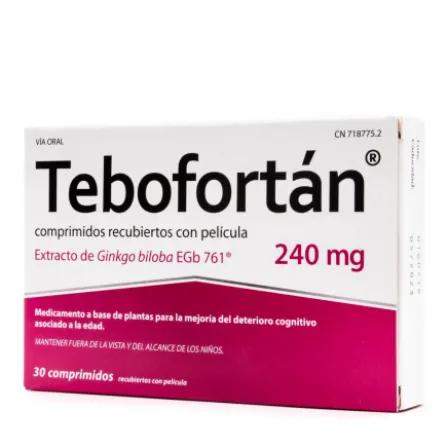 TEBOFORTAN 240 MG 30 COMPRIMIDOS RECUBIERTOS