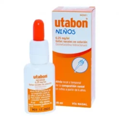 UTABON NIÑOS 0.025% GOTAS NASALES 1 FRASCO SOLUCION 15 ML