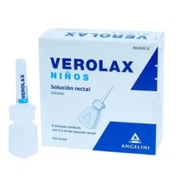 VEROLAX NIÑOS 1.8 ML SOLUCION RECTAL 6 ENEMAS 2.5 ML