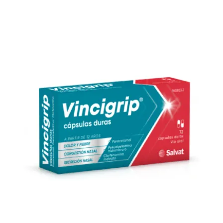 VINCIGRIP 12 CAPSULAS