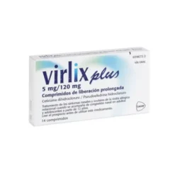 VIRLIX PLUS 5/120 MG 14 COMPRIMIDOS LIBERACION PROLONGADA