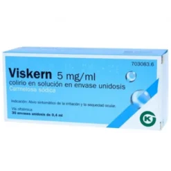 VISKERN 5 MG/ML COLIRIO 30 MONODOSIS SOLUCION 0.