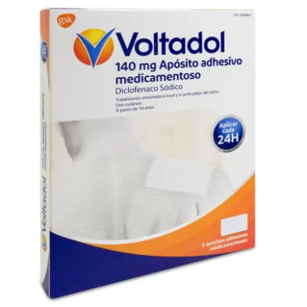 VOLTADOL 140 MG 10 APOSITOS ADHESIVOS MEDICAMENTOSOS