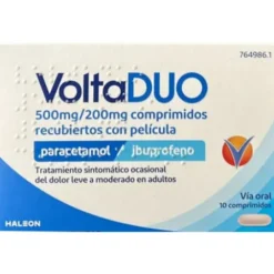 VOLTADUO 500 MG/200 MG 10 COMPRIMIDOS RECUBIERTOS