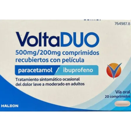 VOLTADUO 500 MG/200 MG 20 COMPRIMIDOS RECUBIERTOS