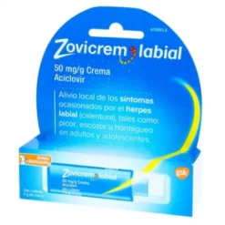 ZOVICREM LABIAL 5% CREMA 2 G BOMBA DOSIFICADORA