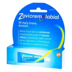 ZOVICREM LABIAL 50 MG/G CREMA 2 G TUBO