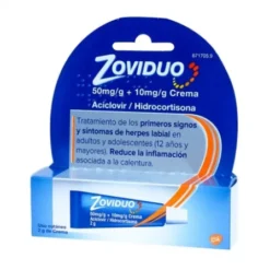 ZOVIDUO 50-10 MG-G CREMA TUBO 2 G